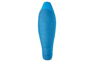 Image of Big Agnes Oliphant 0 Sleeping Bag 600 DownTek, Right Zip - Mens, Blue/Green, Petite, BTMWOPR19