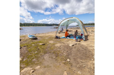 Image of Big Agnes Sage Canyon Shelter Plus, Prairie Sand/Chinois Green, One Size, TSCSP25