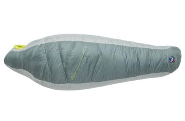 Image of Big Agnes Sidewinder 0 650 RDS DownTek Sleeping Bag, Chinois Green/Mercury/Evening Primrose, Small, BSW0S26