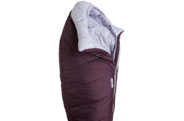 Image of Big Agnes Sidewinder Camp 20 FireLine Sleeping Bag - Womens, Plum/Lavender, Petite, BWSWC20P21