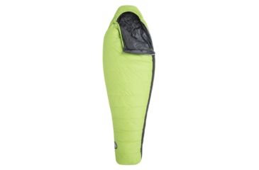 Image of Big Agnes Spike Lake 15 Sleeping Bag 600 DownTek, Left Zip - Mens, Green/Gray, Regular, BTMSLRL19