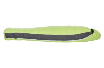 Image of Big Agnes Spike Lake 15 Sleeping Bag 600 DownTek, Left Zip - Mens, Green/Gray, Regular, BTMSLRL19