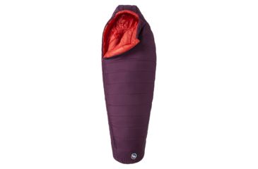 Image of Big Agnes Sunbeam 0 Sleeping Bag FireLine Eco, Right Zip, Beet/Paprika, Petite, BWSB0PR19