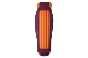 Image of Big Agnes Sunbeam 0 Sleeping Bag FireLine Eco, Right Zip, Beet/Paprika, Petite, BWSB0PR19