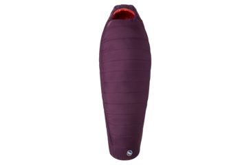 Image of Big Agnes Sunbeam 0 Sleeping Bag FireLine Eco, Right Zip, Beet/Paprika, Petite, BWSB0PR19