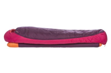 Image of Big Agnes Sunbeam 15 Sleeping Bag FireLine Eco, Right Zip - Mens, Beet/Paprika, Petite, BWSB15PR19