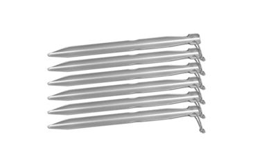 Image of Big Agnes 6in Tent Stakes - 6 Pack, Silver, 6in, ASTAKEPK619