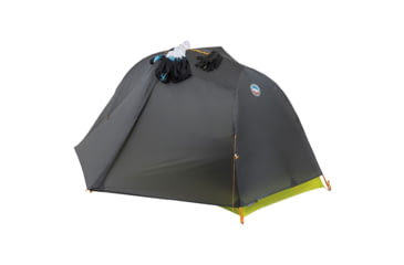 Image of Big Agnes Tiger Wall UL1P Bikepack Tent, Asphalt/Evening Primrose, 1 person, TTWBP126