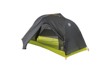 Image of Big Agnes Tiger Wall UL1P Bikepack Tent, Asphalt/Evening Primrose, 1 person, TTWBP126
