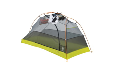 Image of Big Agnes Tiger Wall UL1P Bikepack Tent, Asphalt/Evening Primrose, 1 person, TTWBP126