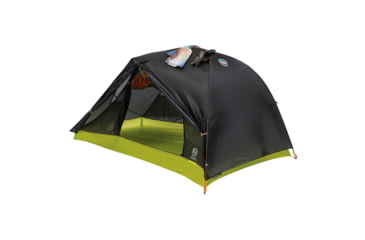 Image of Big Agnes Tiger Wall UL2P Bikepack Tent, Asphalt/Evening Primrose, 2 person, TTWBP226