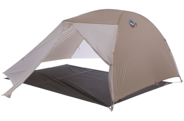 Image of Big Agnes Tiger Wall UL3 mtnGLO Solution Dye Tent, Greige/Gray/Yellow, TTWUL3MG21