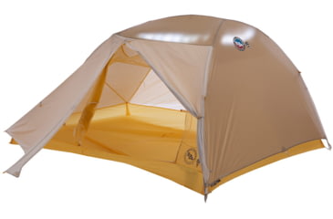 Image of Big Agnes Tiger Wall UL3 mtnGLO Solution Dye Tent, Greige/Gray/Yellow, TTWUL3MG21