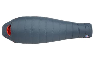 Image of Big Agnes Torchlight 30, 600 Downtek Sleeping Bag, Slate/Orange, Regular, BTMTL30RL20