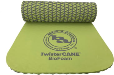 Image of Big Agnes TwisterCane Bio Foam Sleeping Pad, Green/Gray, PTCBFR21