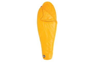 Image of Big Agnes V Notch UL 40 Sleeping Bag Primaloft, Left Zip - Mens, Gold, Regular, BTMVNULRL19