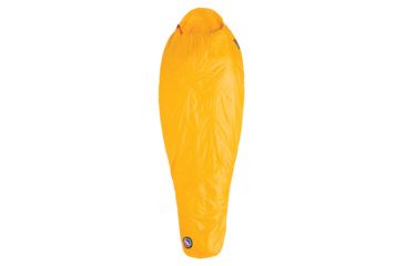 Image of Big Agnes V Notch UL 40 Sleeping Bag Primaloft, Left Zip - Mens, Gold, Regular, BTMVNULRL19