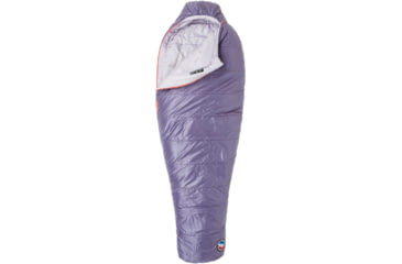 Image of Big Agnes Ws Anthracite 20 FireLine Pro Recycled Sleeping Bag - Womens, Slate, Long, Right Zipper, BTMWA20LR23