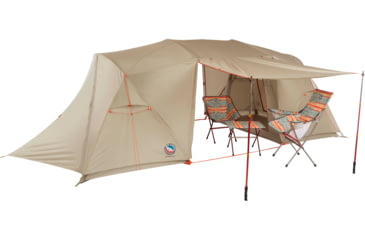 Image of Big Agnes Wyoming Trail 4 Camp Tent - 4 Person, 3 Season, Olive, TWT422