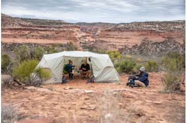 Image of Big Agnes Wyoming Trail 4 Camp Tent - 4 Person, 3 Season, Olive, TWT422