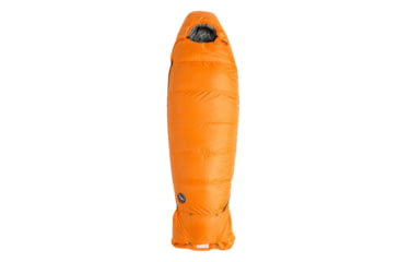 Image of Big Agnes Youth Torchlight EXP 20 Sleeping Bag, Tangelo/Chinois Green, BYTEXPL25