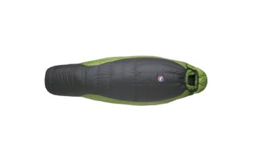Image of Big Agnes Zirkel 20 Mummy Sleeping Bag, Long, Left, Black/ Green, 500249