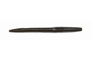 Image of Big Bite Baits Trick Stick Finese Worm, 10, 5in, Green Pumpkin Red Flake, TS5-26