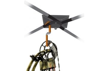 Image of Muddy Ground Blind Mini-Bow Hanger 2 Pack, Black/Orange GBA-BH01-2