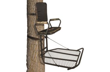 Image of Big Game Treestands The Black XC Steel Hang-On Stand, Black, FP015