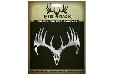 Image of Big Rack Emblem, Whitetail, Skull 2Pk, Bgr VEM2006