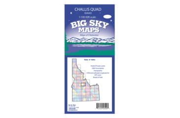 Image of Big Sky Maps 1000,000 Scale Qaudrangle Map