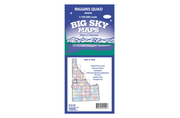 Image of Big Sky Maps 1000,000 Scale Qaudrangle Map