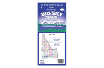 Image of Big Sky Maps 1000,000 Scale Qaudrangle Map