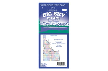 Image of Big Sky Maps 1000,000 Scale Qaudrangle Map