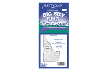 Image of Big Sky Maps 1000,000 Scale Qaudrangle Map