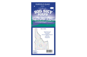 Image of Big Sky Maps 1000,000 Scale Qaudrangle Map