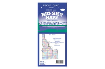 Image of Big Sky Maps 1000,000 Scale Qaudrangle Map