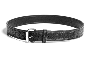 Image of Bigfoot Gun Belts Gun belt, Celtic Pattern, 14oz No Core, 48 Inch, Silver Buckle, Black, GB-CELT-14NC-48-BK-SV