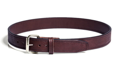 Image of Bigfoot Gun Belts Gun belt, Floral Pattern, 14oz No Core, 28 Inch, Flat Black, DarkBrown, GB-FLOR-14NC-28-DBR-FB