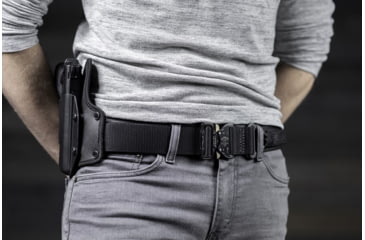 Image of Bigfoot Gun Belts Nylon Tactical Riggers Belt, Extra Large, 44-49 in, Black, NTRB-XL-BK-D