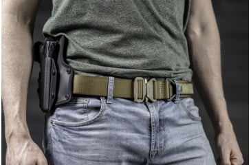 Image of Bigfoot Gun Belts Nylon Tactical Riggers Belt, Extra Large, 44-49 in, Coyote Tan, NTRB-XL-CYT-D