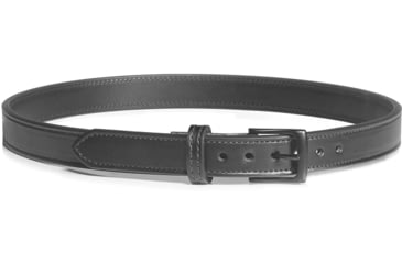 Image of Bigfoot Gun Belts Slim Steel Dress Gun Belt - Mens, 30 Inch, Flat Black Buckle, Black, GBDB-30-BL-FB