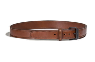 Image of Bigfoot Gun Belts Untamed Series 1.5 Wide Leather 14 Oz Gun Belt - No Core, 42 Inch, Stainless Steel, Brown, GB14-42-BR-SS-D