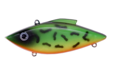 Image of Bill Lewis Rat-L-Trap Chartreuse Lipless Crankbait, 3in 1/2oz, Sinking, Classic Fire Tiger, BLF-RT22
