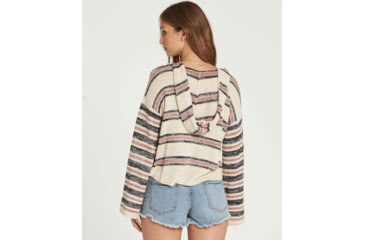 Image of Billabong Baja Long Sleve Beach Hooded Sweater - Womens, Cream, Large JV01QBBA-CRM-L