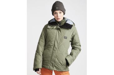 Image of Billabong Bliss Insulated Jacket - Womens, Olive, Small, JSNJVBBL-340-S