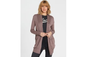 Image of Billabong Line Games Cardigan Sweater - Womens, Coyote, Small, JV02JLIN-COY-S
