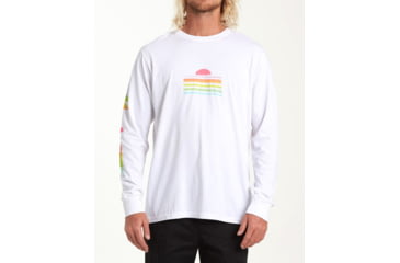 Image of Billabong Power Down Long Sleeve T-Shirt - Mens, White, Small, M405WBSU-wht-S