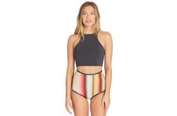 Image of Billabong Sleeveless Sea Crop - Swim Top - Womens, Black Olive, Medium, JWSHTBHT-BOL-M