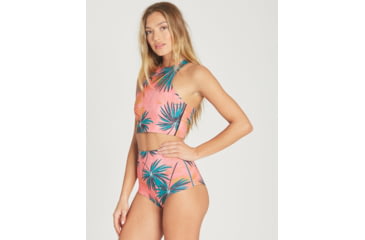 Image of Billabong Sleeveless Sea Crop - Swim Top - Womens, Coral Bay, Small, JWSHTBHT-CBY-S